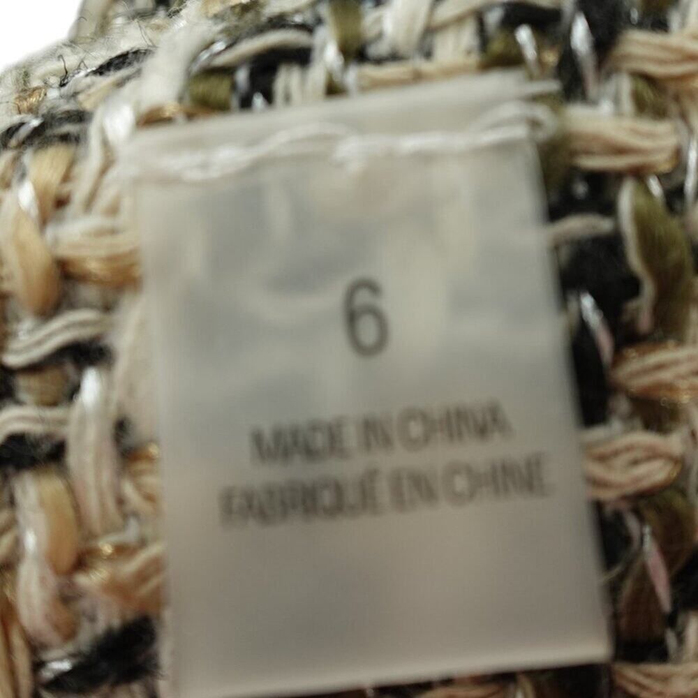 Elie Tahari Tweed Plaid Mini Skirt Women's Sz 6 - Picture 12 of 13